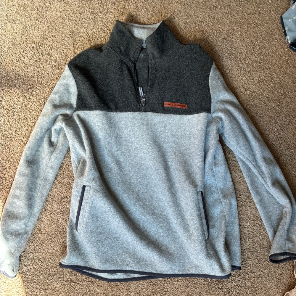 Simply Southern Crewneck Zip